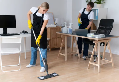 Nettoyage de bureau professionnel à Ambrières-les-Vallées