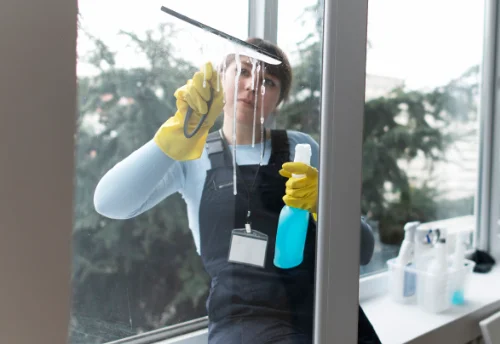 Nettoyage de vitres intérieures et extérieures à Ambrières-les-Vallées